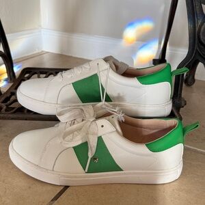 Kate Spade Adorn White and Green Color Block Women’s Size 9.5 New